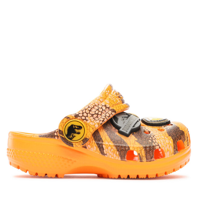 Klapki Crocs Crocs Jurassic World Clasic Clog T - Pomarańczowy