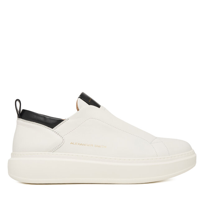 Sneakersy Alexander Smith Wembley Man Slip-On ASBDWLM 2384 Biały - męskie