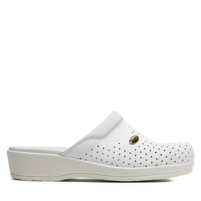 Klapki Scholl Clog Back Guard F20175 - 410 Biały
