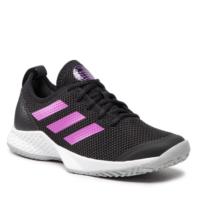 Pantofi adidas CourtFlash W GW6263 Cblack/Sepuli/Gretwo