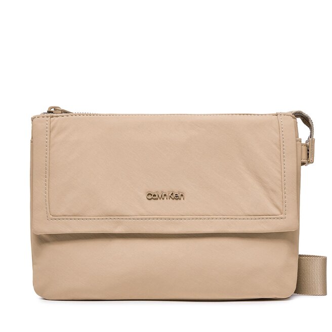 Saszetka Calvin Klein Ck Faded Ew 2G Xbody - Beżowy