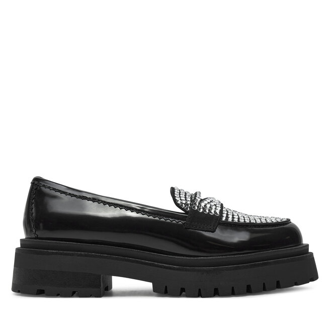 Loafersy Steve Madden Longhaul - Czarny