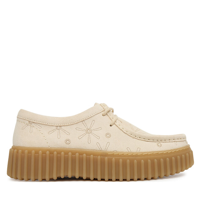 Półbuty Clarks Torhill Bee 26186297 Écru - kobiece