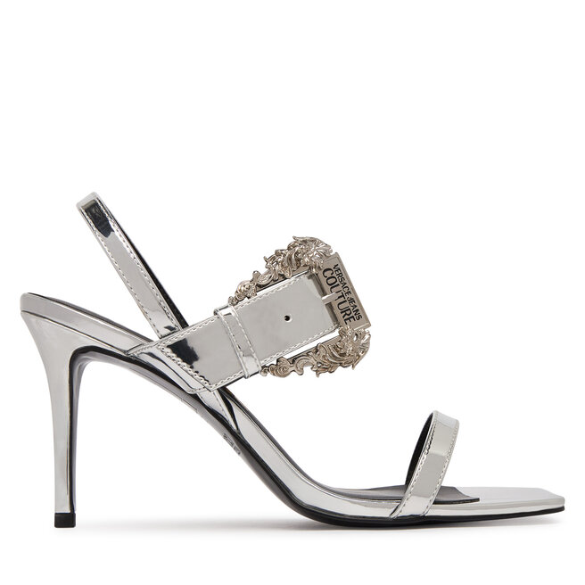 Sandały Versace Jeans Couture 80VA3S71 ZS406 900 Srebrny - kobiece