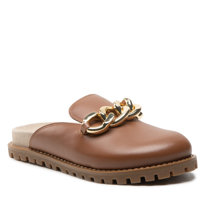Παντόφλες MICHAEL Michael Kors Scarlett Mule 40S2SCFP1L Luggage