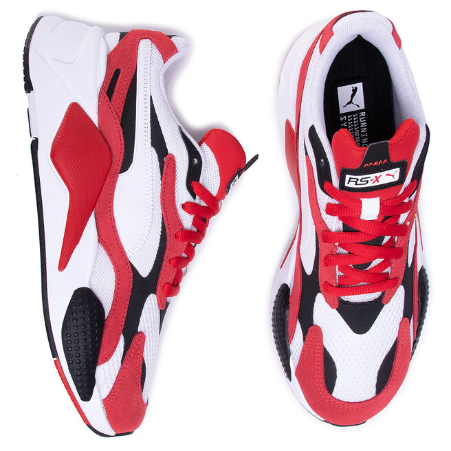 Laisvalaikio batai Puma Rs-X³ Super 372884 01 Puma White/High Risk Red •  Www.eavalyne.lt