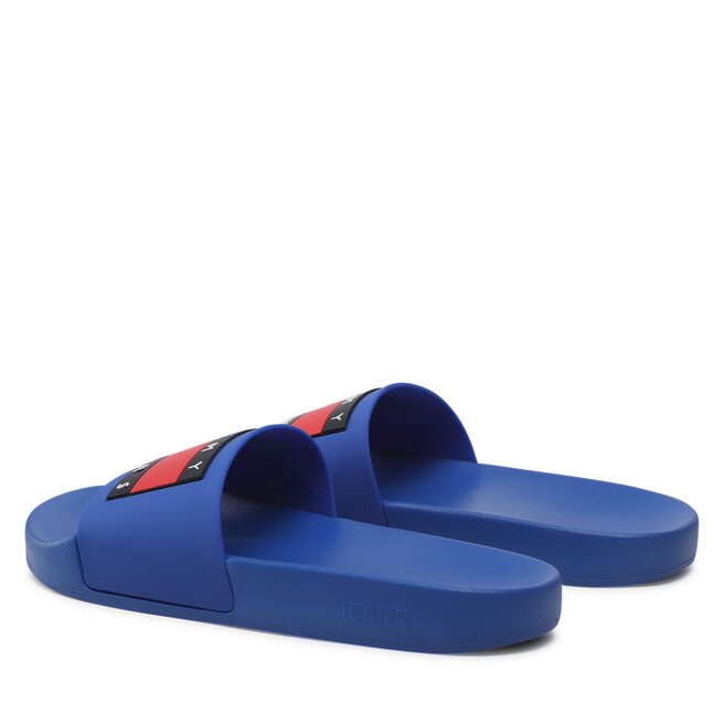 Tommy Jeans Șlapi Tommy Jeans Tommy Jeans Pool Slide Ess EM0EM01191 Ultra Blue C66