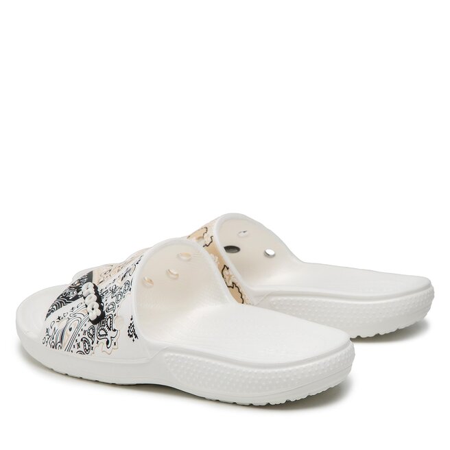 Crocs Чехли Crocs Classic Crocs Bandana Slide 208064 Cha/White
