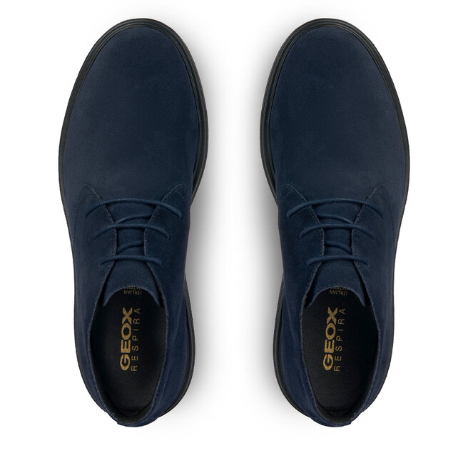 Geox Homme U Ottavio Bottines à La Cheville, Bleu Marine, 43 EU