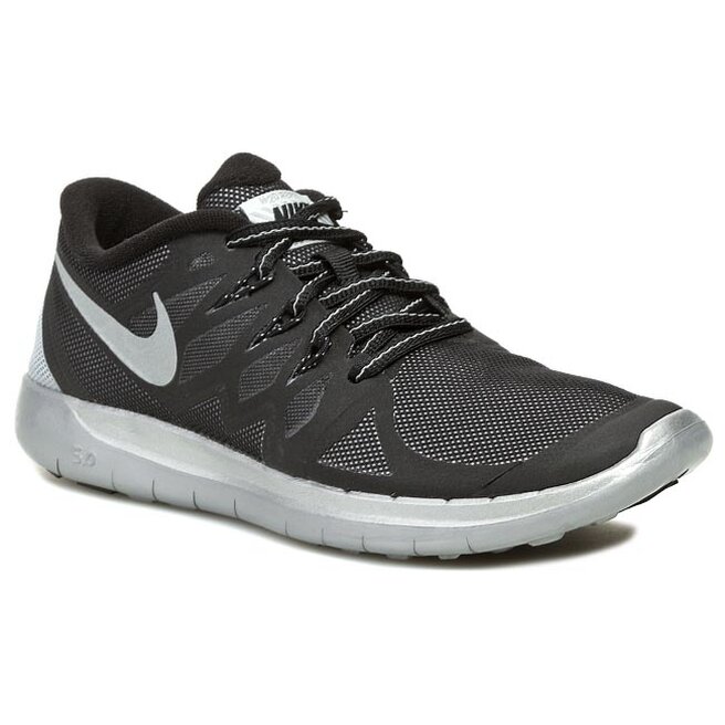 Scarpe Nike Free 5.0 Flash 685711 001 Black Reflect Silver Wolf