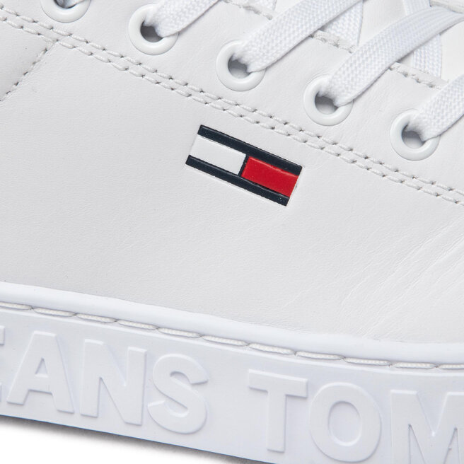 Tommy Jeans Sneakersy Tommy Jeans Sneaker Pop EN0EN01846 White YBR