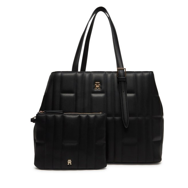 Torebka Tommy Hilfiger Th Feminine Tote - Czarny