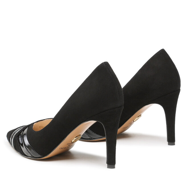 Baldowski High Heels Baldowski D04237-2835 Zamsz/Czarny Lakier