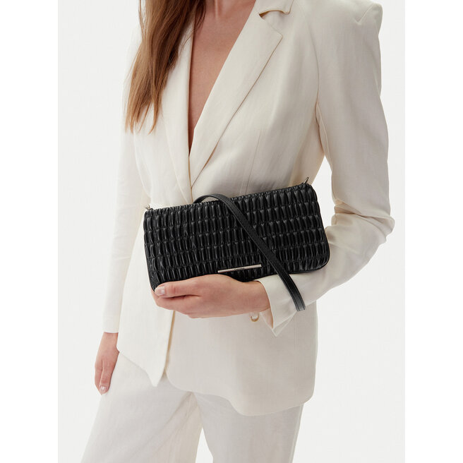 Torebka Calvin Klein Jeans Rouched Zip Top Bag LV04K3090G Czarny -