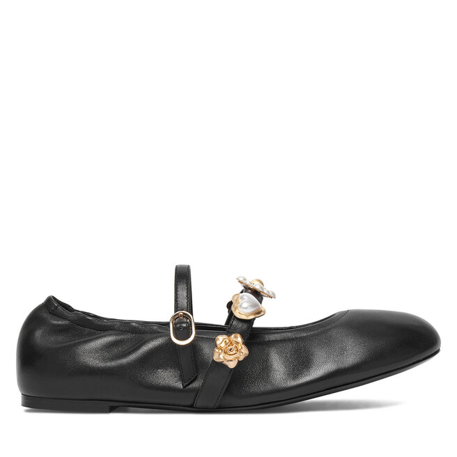 Baleriny Stuart Weitzman Socharming Mary Jane SN124 Czarny -