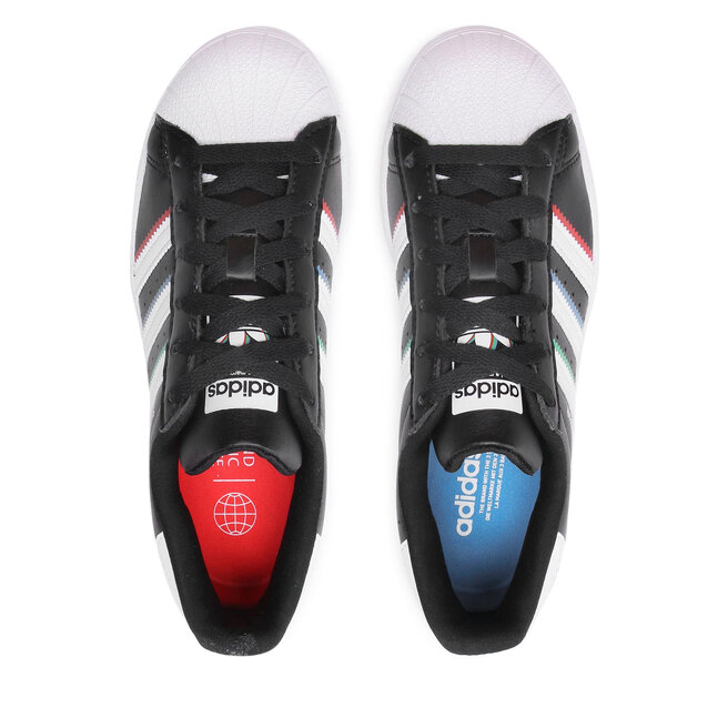 adidas Обувки adidas Superstar J GZ4425 Cblack/Ftwwht/Vivred