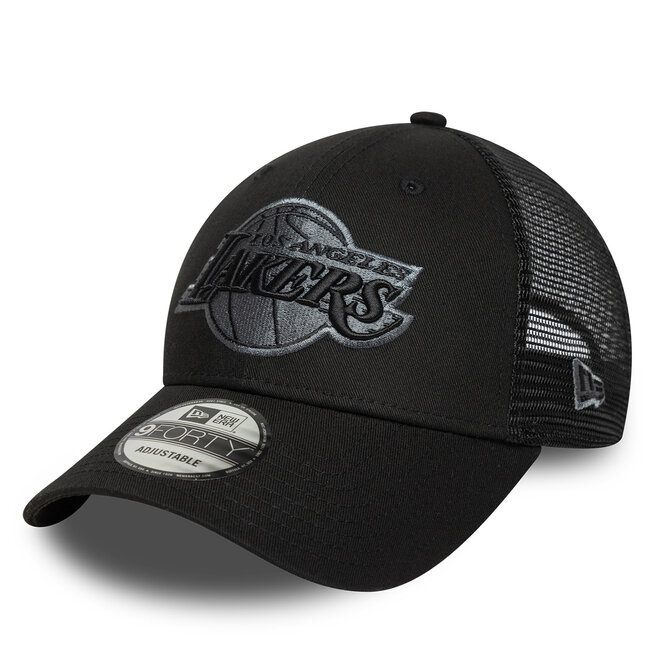 Czapka z daszkiem New Era LA Lakers NBA Black 9FORTY - Czarny