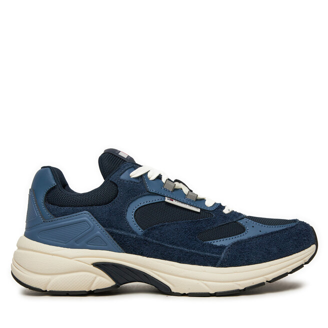 Sneakersy Tommy Jeans The Coney Suede - Granatowy