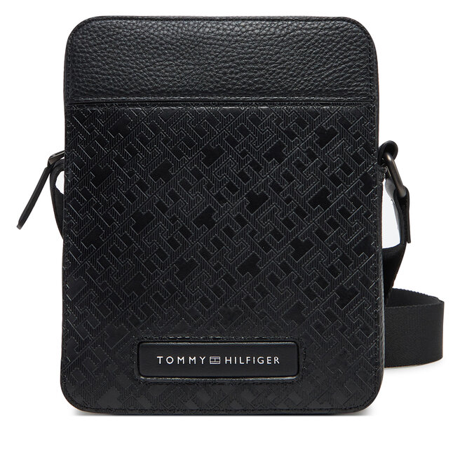 Saszetka Tommy Hilfiger Th Monogram Mini Preporter - Czarny