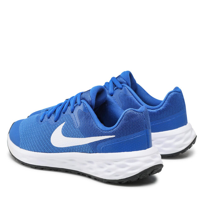 Nike Обувки Nike Revolution 6 Nn (Gs) DD1096 411 Game Royal/White/Black