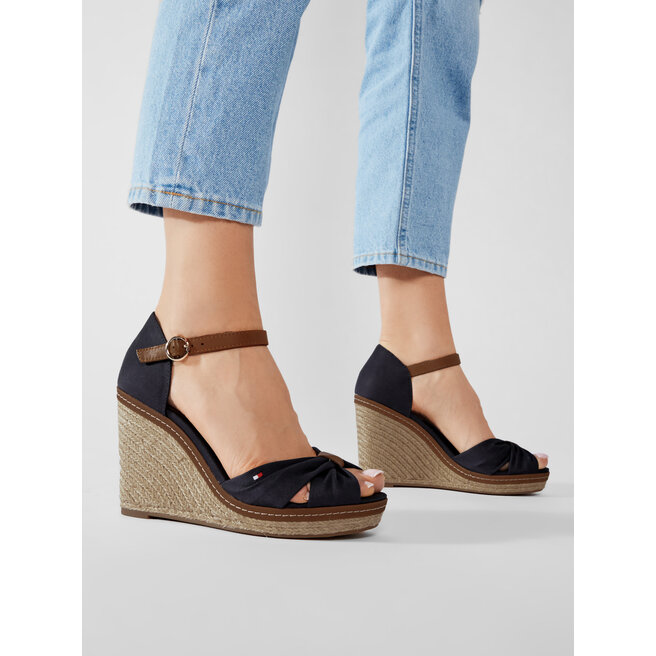 Tommy Hilfiger Espadrilky Tommy Hilfiger Elena 56D FW0FW00905 Midnight 403