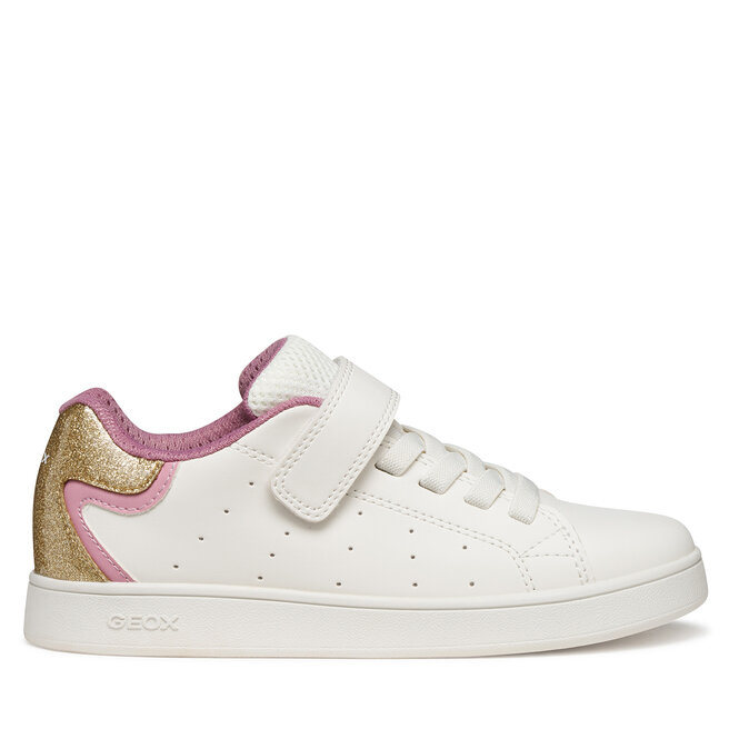 Sneakersy Geox J Eclyper J36LRA 0BCKC C0674 S Biały - dziewczęce
