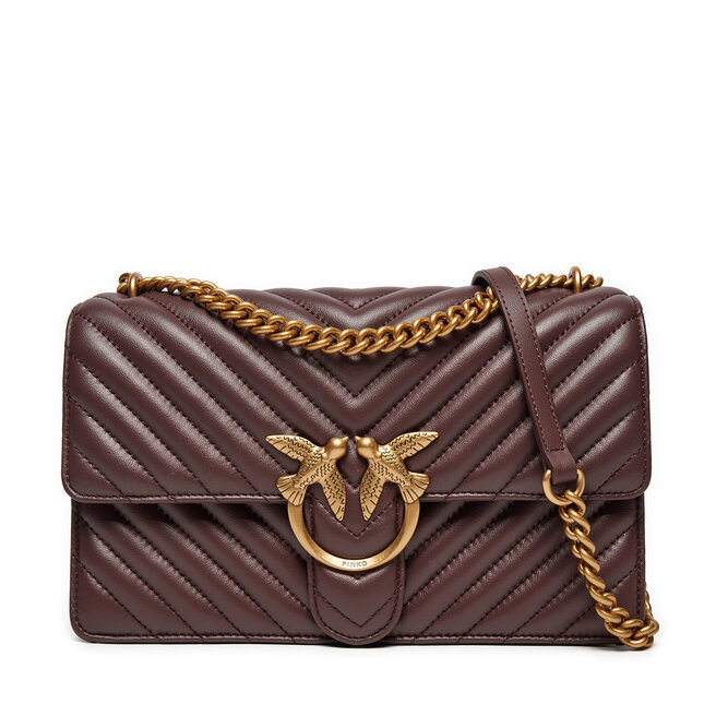 Torebka PINKO Love One Classic Dc AI 24-25 PLTT 100941 - Bordowy