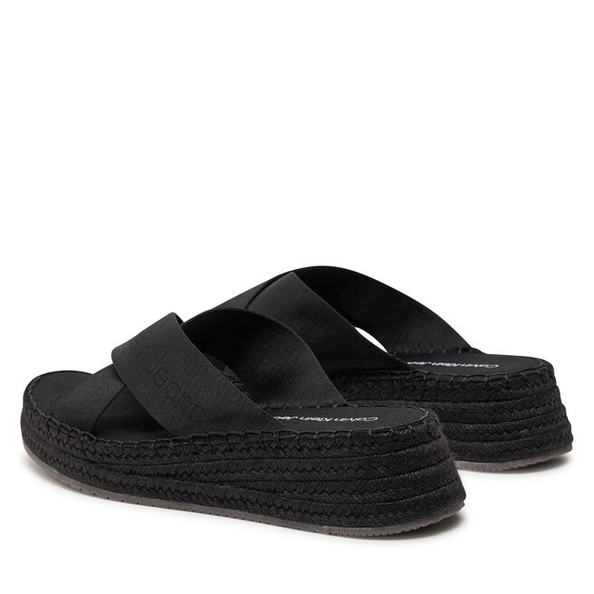 Espadryle Calvin Klein Jeans Sporty Wedge Rope Sandal Mr YW0YW01364 ...