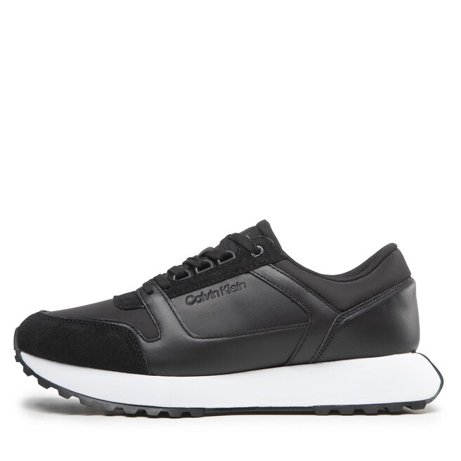 Calvin Klein Sneakers Calvin Klein Low Top Lace Up Mix HM0HM00853 Ck Black BEH