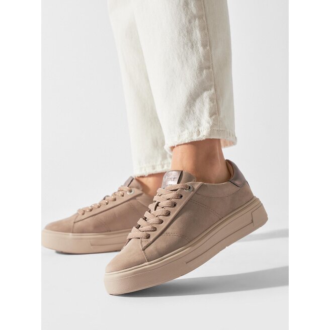 S.Oliver Sneaker Donna Low 5-23644-42 - Bianche, Taglia 38, In Materiale Sintetico Comodo