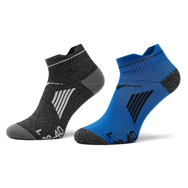 Mizuno Sada 2 párů nízkých ponožek unisex Mizuno Act Train J2GX1055Z92 Black/Turkish Sea