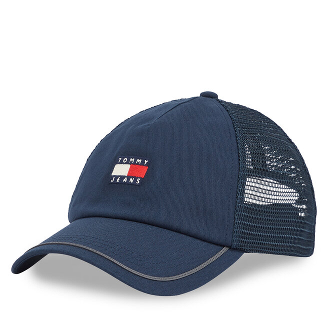Czapka z daszkiem Tommy Jeans Tjm Heritage Trucker Cap - Granatowy