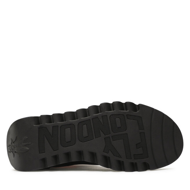 Fly London Ghete Jodhpur Fly London Salvfly P143195083 Black (Orange Elastic) 083