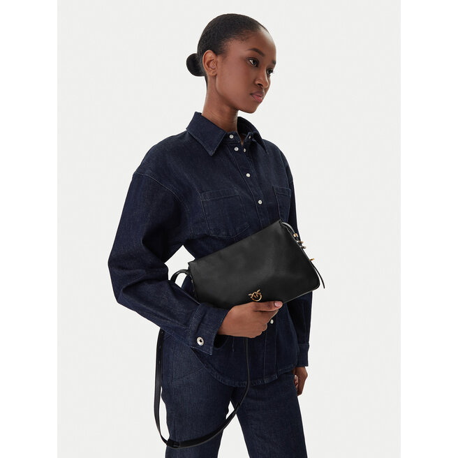 Torebka PINKO Triplet Mini AI 25-26 PLTT 05883 A0QO Czarny -