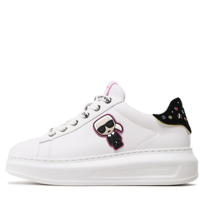 KARL LAGERFELD Сникърси KARL LAGERFELD KL62547 White Lthr