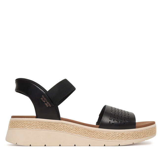 Sandały Skechers Bobs Sun Ray 114415/BLK Czarny - kobiece