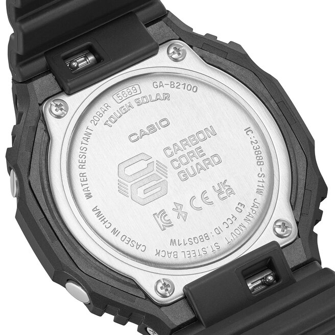 G-Shock Часовник G-Shock GA-B2100-1A1ER Black/Black