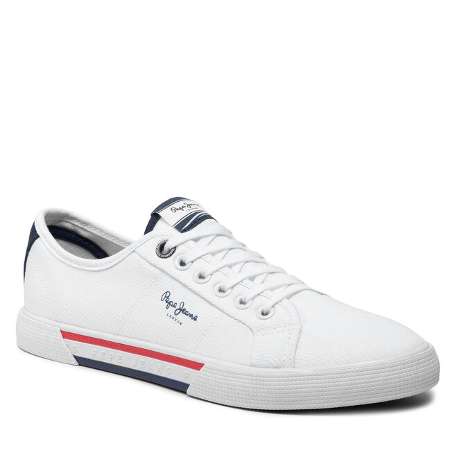 Pepe Jeans Teniszcipő Pepe Jeans Brady Men Basic PMS30816 White 800