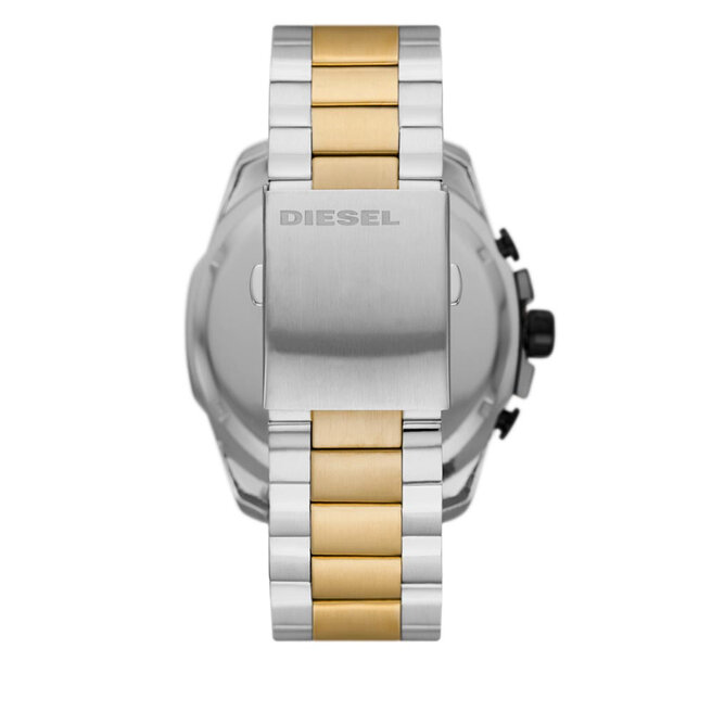 Diesel Hodinky Diesel Mega Chief Chrono DZ4581 Silver/Gold/Black