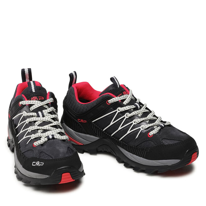 CMP Bakancs CMP Rigel Low Wmn Trekking Shoe Wp 3Q54456 Antracite/Off White 76UC