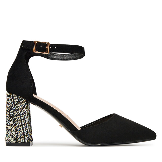 Czółenka DeeZee A1-0272H1 Czarny - kobiece