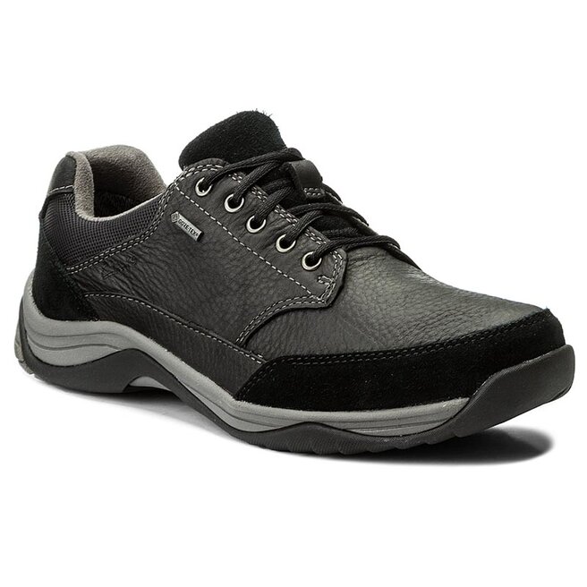Clarks Baystonego Gtx GORE-TEX Black Leather • Www.zapatos.es