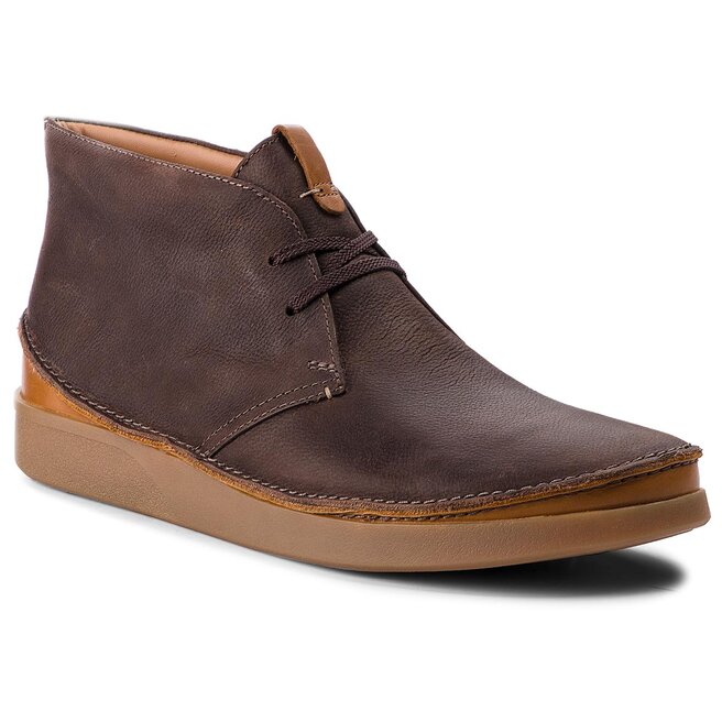 Clarks Oakland Rise Brown Leather zapatos.es