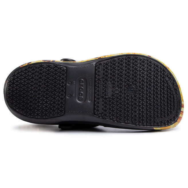 Crocs Șlapi Crocs Bistro Graphic Clog 204044 Black