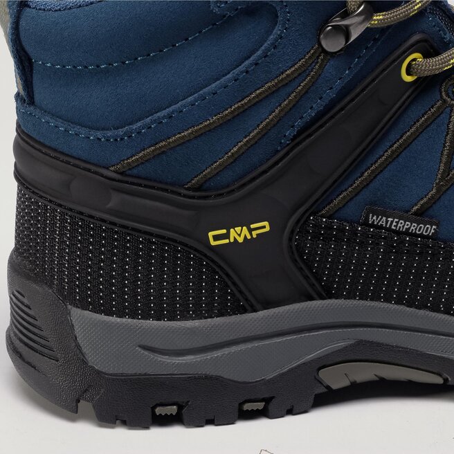 CMP Trekingová obuv CMP Kids Rigel Mid Trekking Shoe Wp 3Q12944J Blue Ink/Yellow
