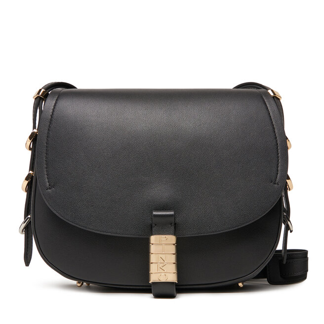Torebka PINKO Saddle Classic PE 25 PLTT 103830 - Czarny
