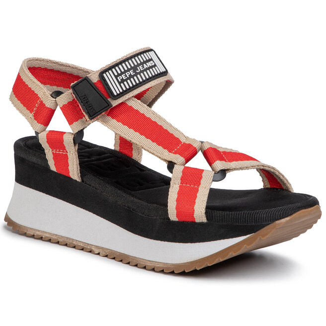 Sandales Pepe Jeans Fuji River PLS90465 Orange Red 230 fr.eschuhe.ch