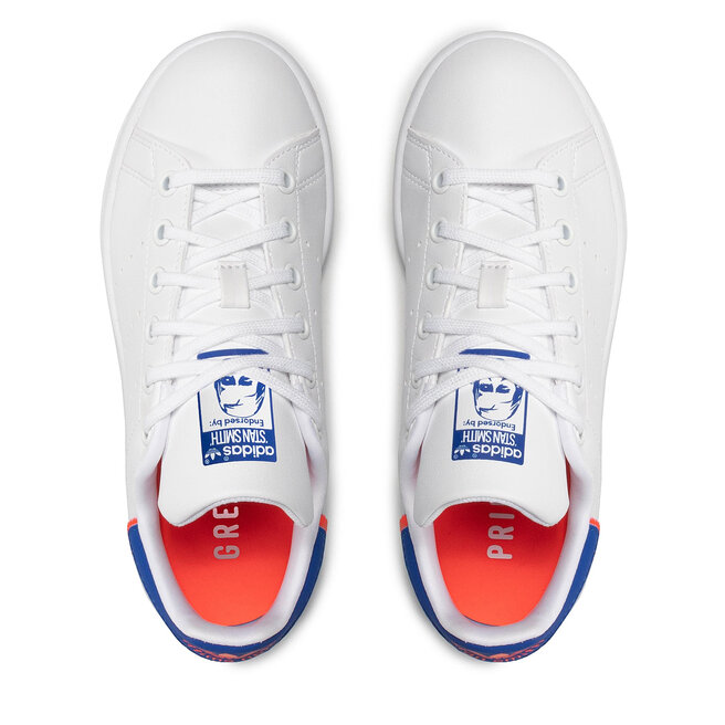 adidas Topánky adidas Stan Smith J GZ9924 Ftwwht/Boblue/Ftwwht