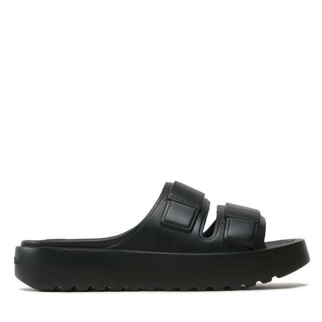 Calvin Klein Șlapi Calvin Klein Double Strap Slipper HM0HM00967 Ck Black BEH