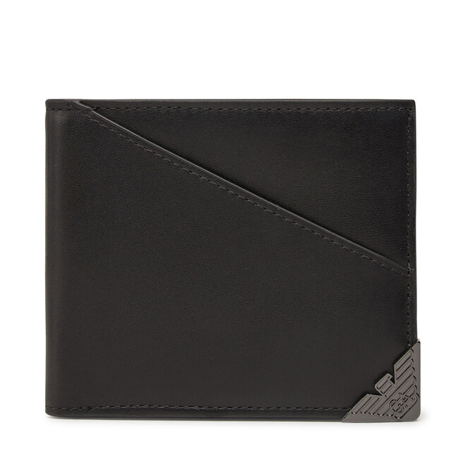 Mały Portfel Męski Emporio Armani EM000992 AF13671 - Czarny